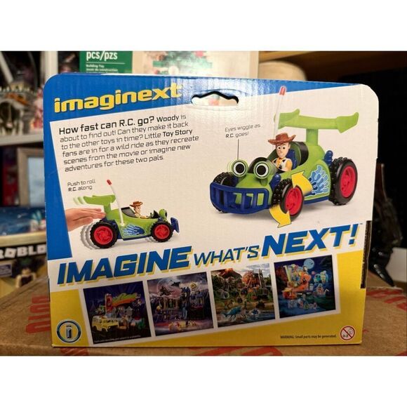 WOODY & R.C. Toy Story IMAGINEXT Disney PIXAR Figure RACE CAR Fisher-Price NEW - Picture 6 of 11